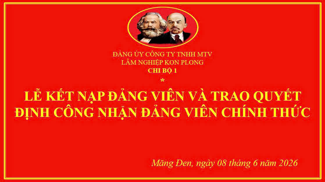 CHI BỘ 1 TỔ CHỨC LỄ KẾT NẠP ĐẢNG VIÊN VÀ CÔNG BỐ QUYẾT ĐỊNH CÔNG NHẬN ĐẢNG VIÊN CHÍNH THỨC
